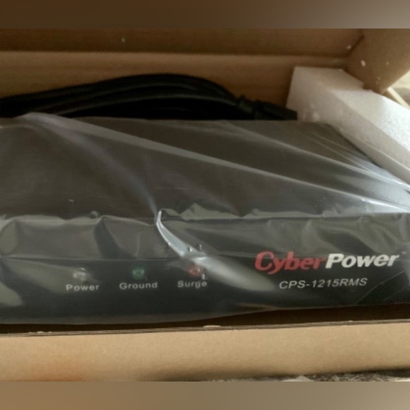 New CyberPower CPS1220RMS Rackbar Surge Protector 12 Outlets 15ft Power Cord, 1U - Picture 7 of 11